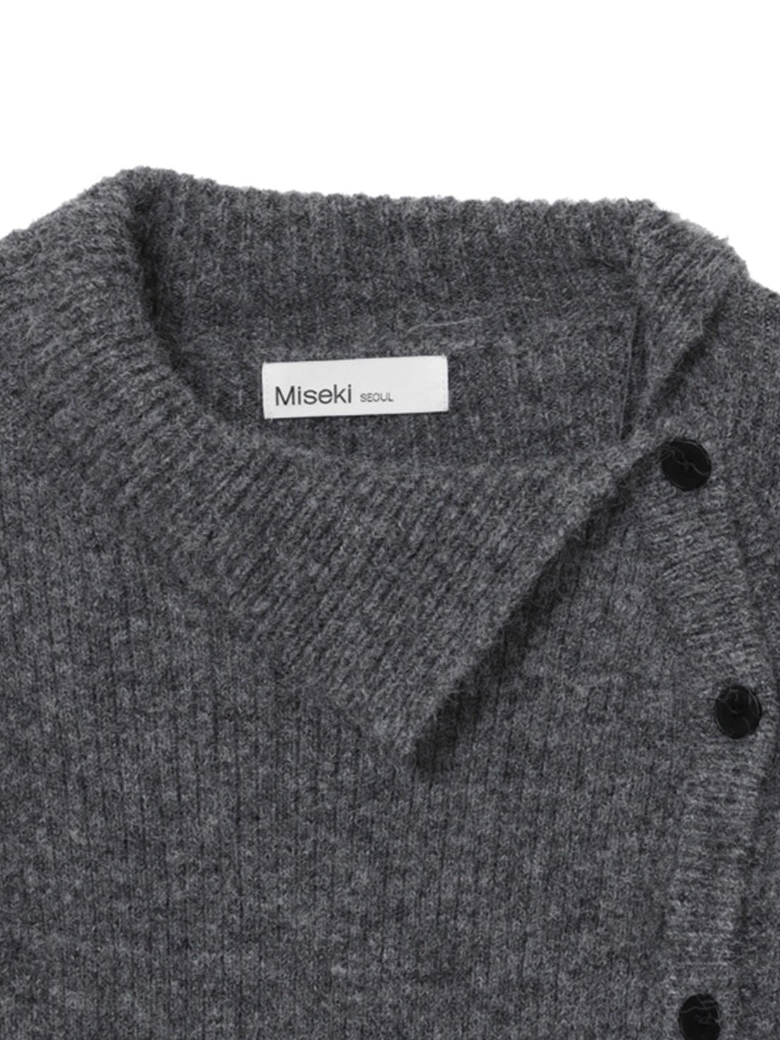 【Miseki seoul】Side button knit