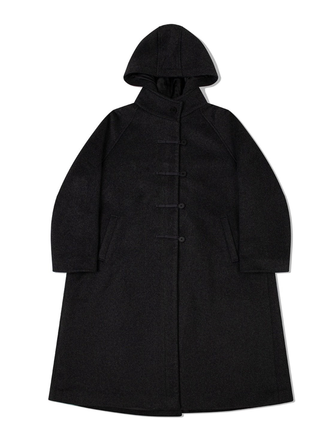 【Miseki seoul】Hoodie long duffle coat