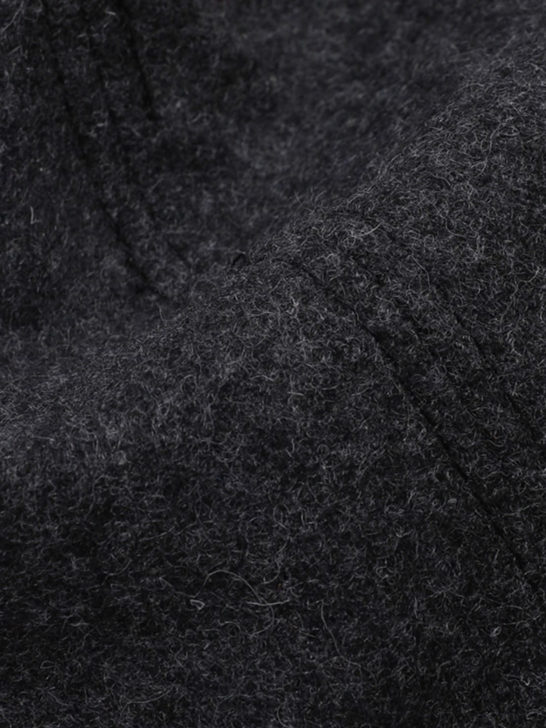 【Miseki seoul】Patch wool hunting cap