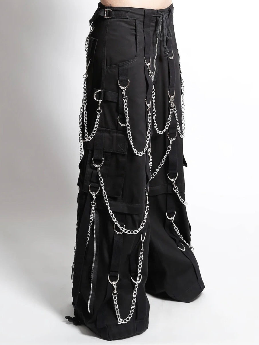 【TRIPP nyc】SUPER CHAIN PANT[AF7294M] / 【トリップ ニューヨーク 】ボンテージストラップチェーンワイドパンツ