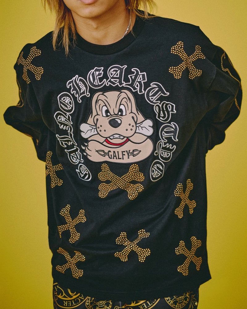 【GALFY】ピカピカ骨骨ロンTee