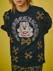 【GALFY】ピカピカ骨骨ロンTee