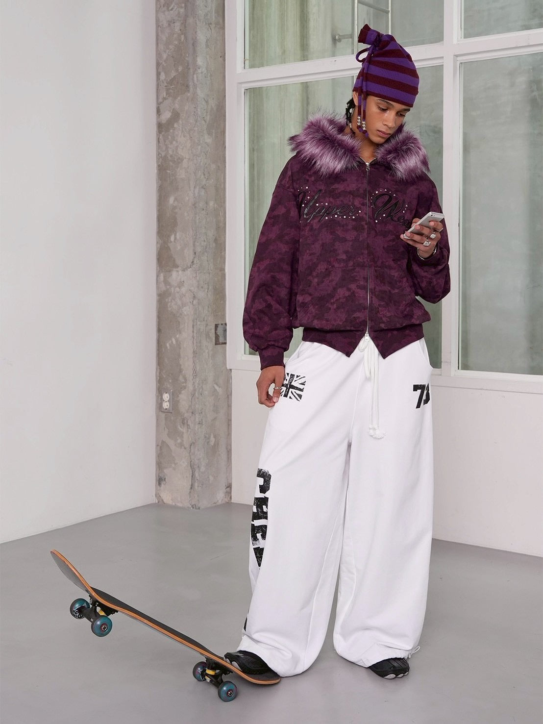 【ESC STUDIO】Upper wear zip-up hoodie