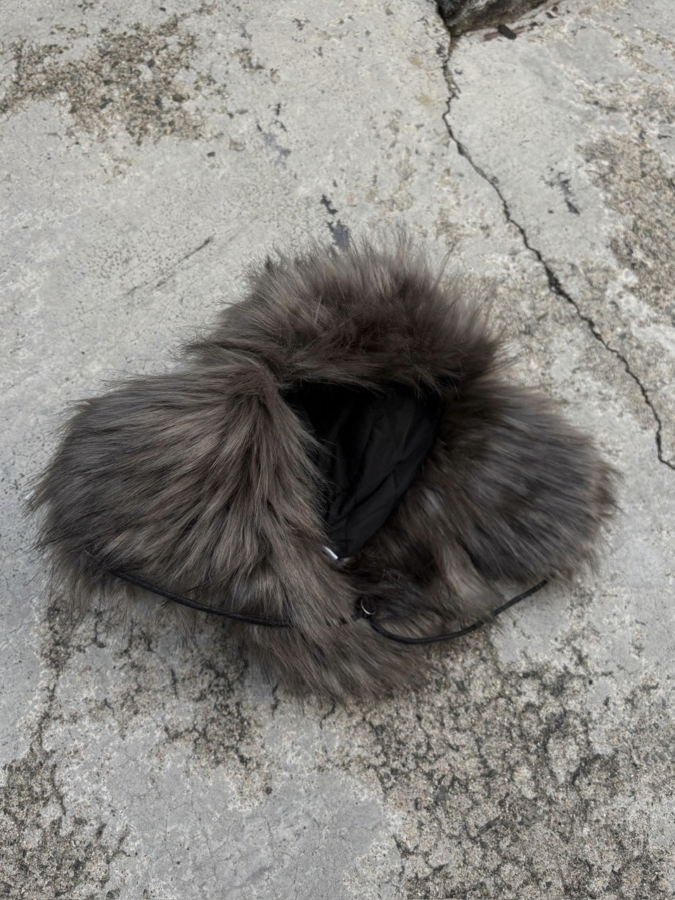 【youll】giant fur flight cap (2color)