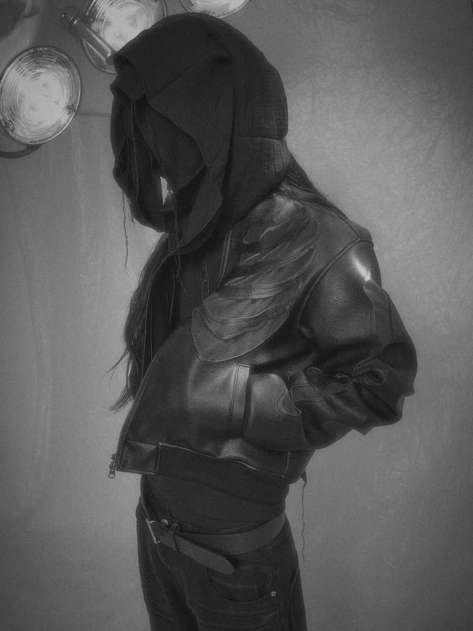 【SURGERY】surgery bone cutting varsity jacket / 【サージェリー】サージェリーボーンカッティングバーシティジャケット