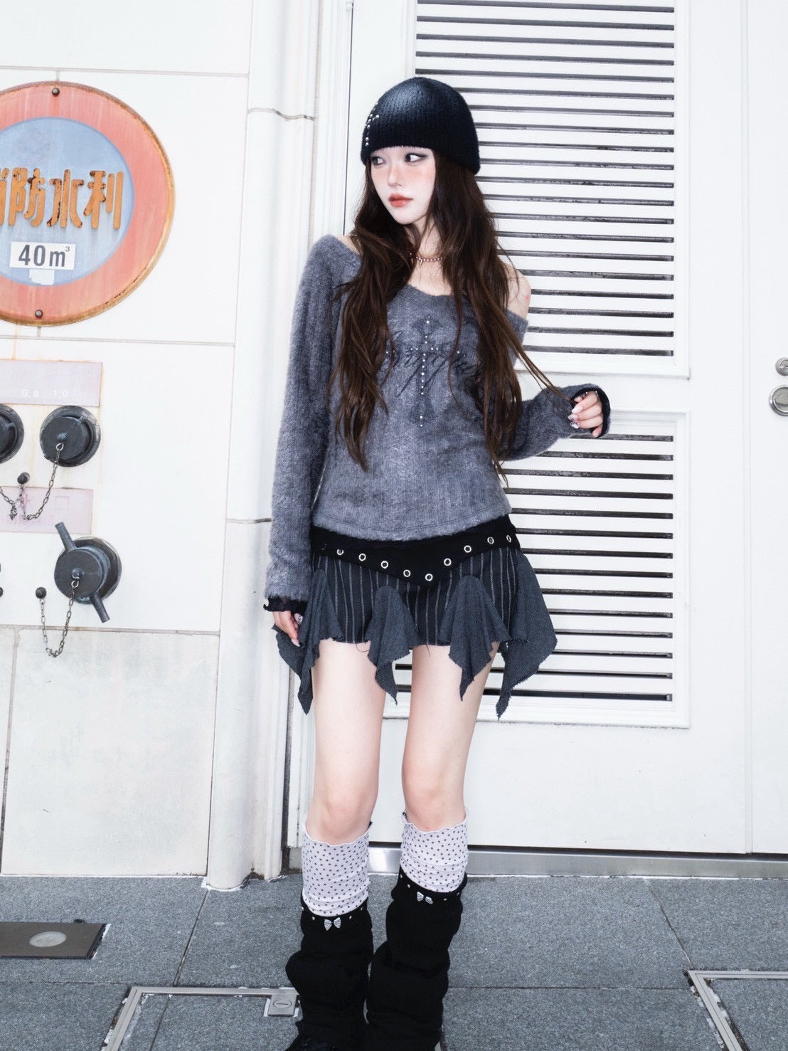 1/2 20:00発売【CHERRYQUIRI】starry leg warmer