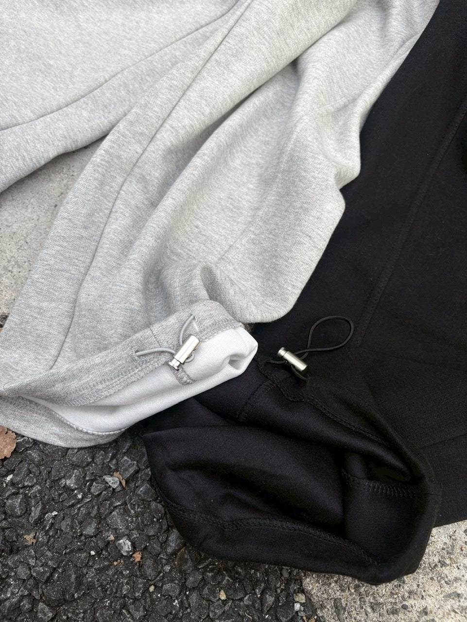 受注制【youll】layered sweat pants (2color)
