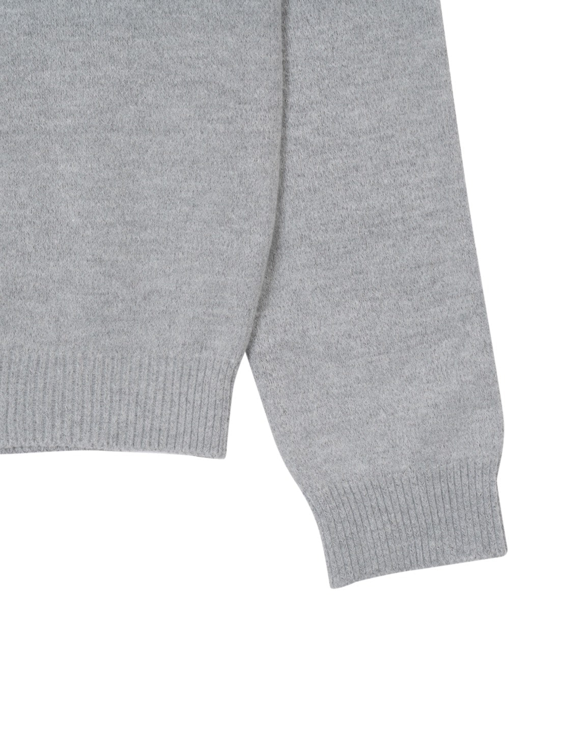 【THECOLDESTMOMENT】TCM mini logo knit cardigan