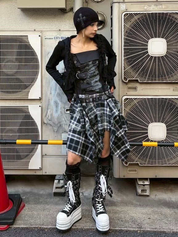 受注制【Never mind the XU】cross beanie / 【ネバーマインドザエックスユー】クロスビーニー (6color)