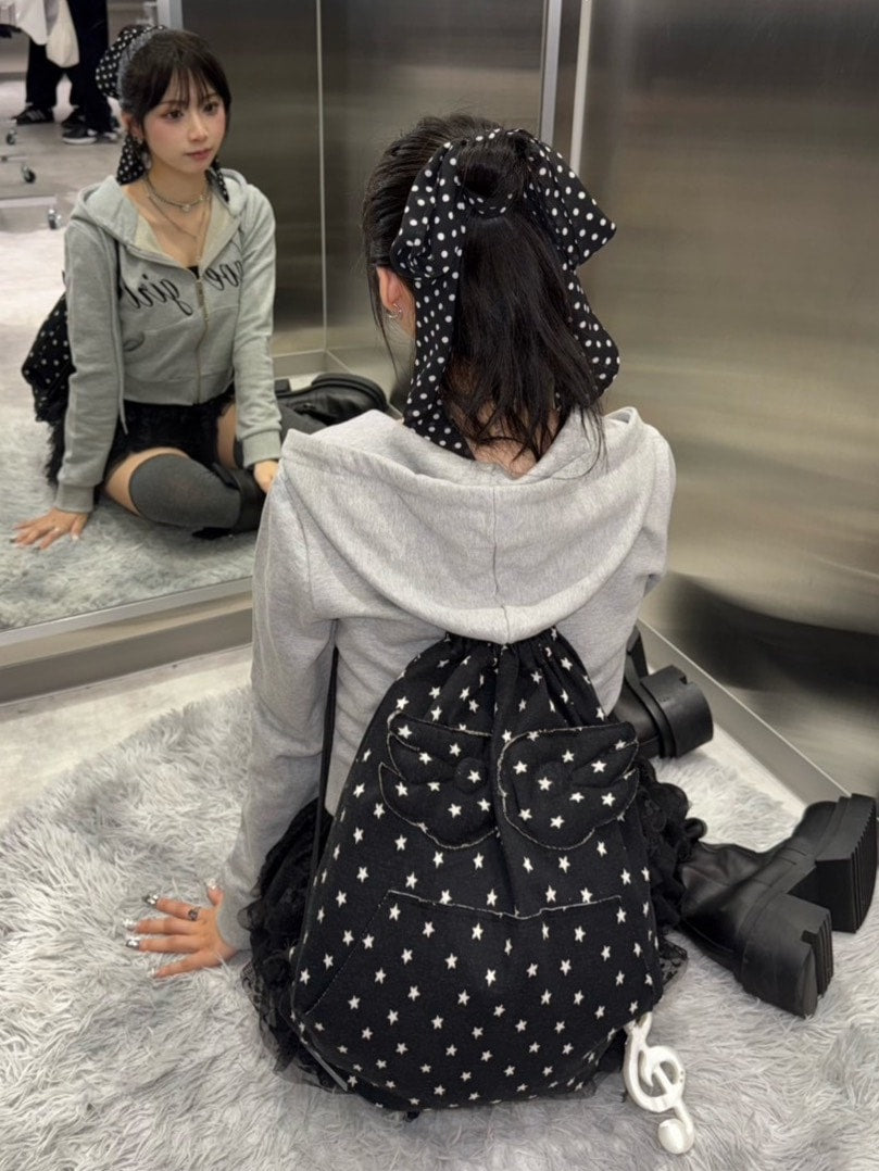 受注制【nmtc +】dot angel wing knapsack / 【エヌエムティーシープラス】ドットエンジェルウィングナップサック (3color)