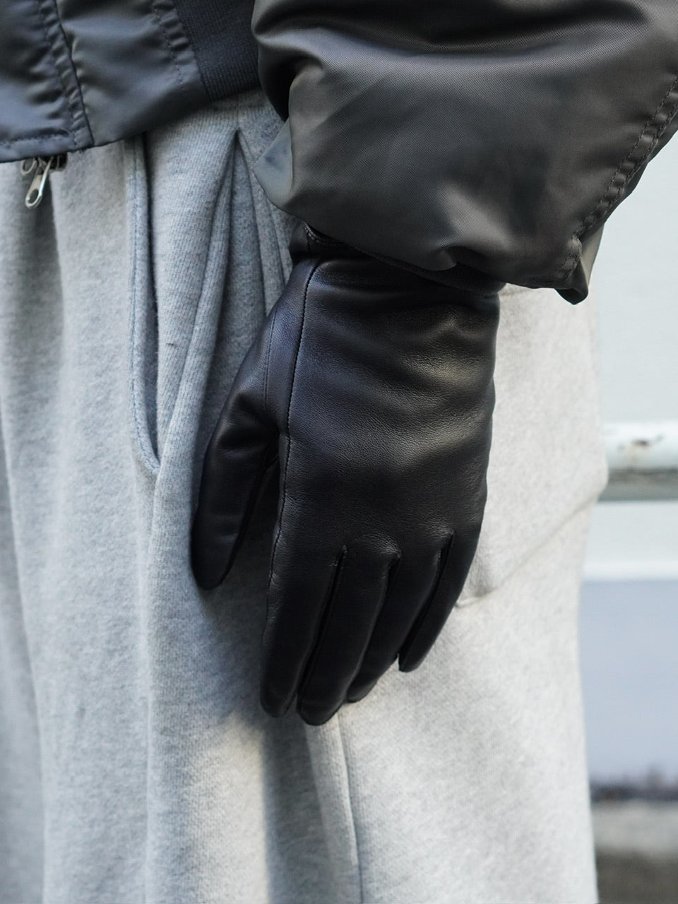 東京店WEB限定受注制受注制【Chikashitsu +】leather gloves / 【チカシツプラス】レザーグローブ (2color)