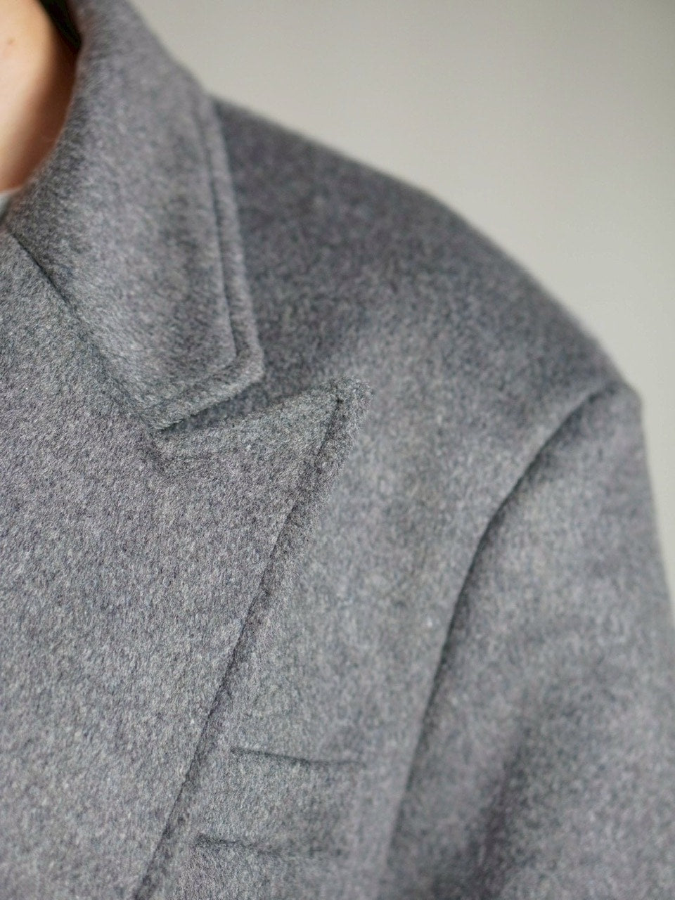 受注制【Chikashitsu +】overfit cashmere blend double long coat / 【チカシツプラス】オーバーフィットカシミヤブレンドダブルロングコート (3color)