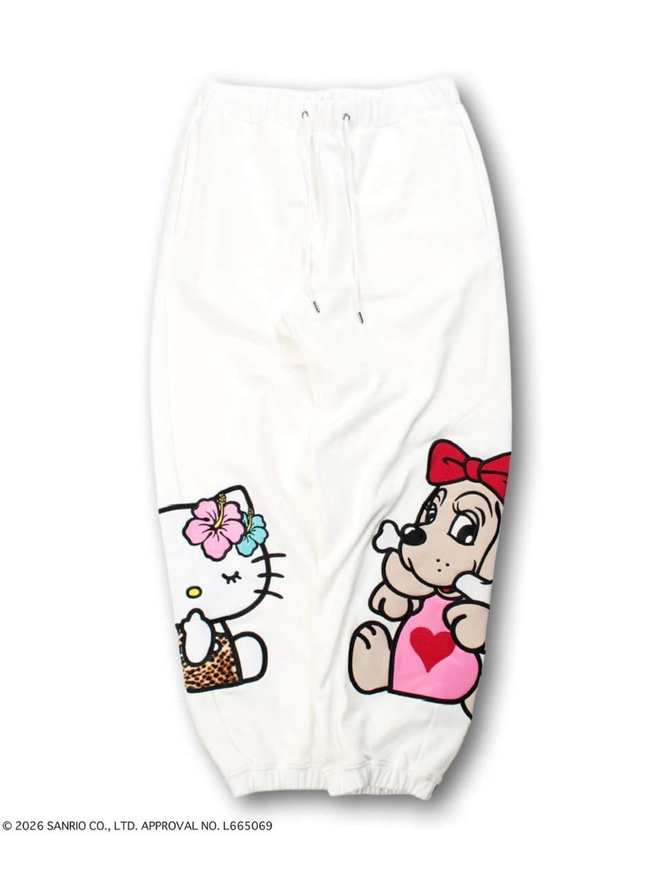 【GALFY×KITTY】仲子スウェパン / 【ガルフィー×キティー】キティスウェットパンツ