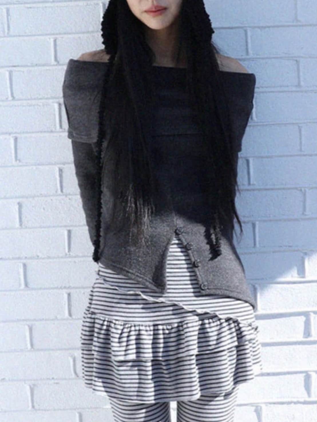 12/21 20:00 発売【Uglyshadow】BURTON KNIT OFF-SHOULDER