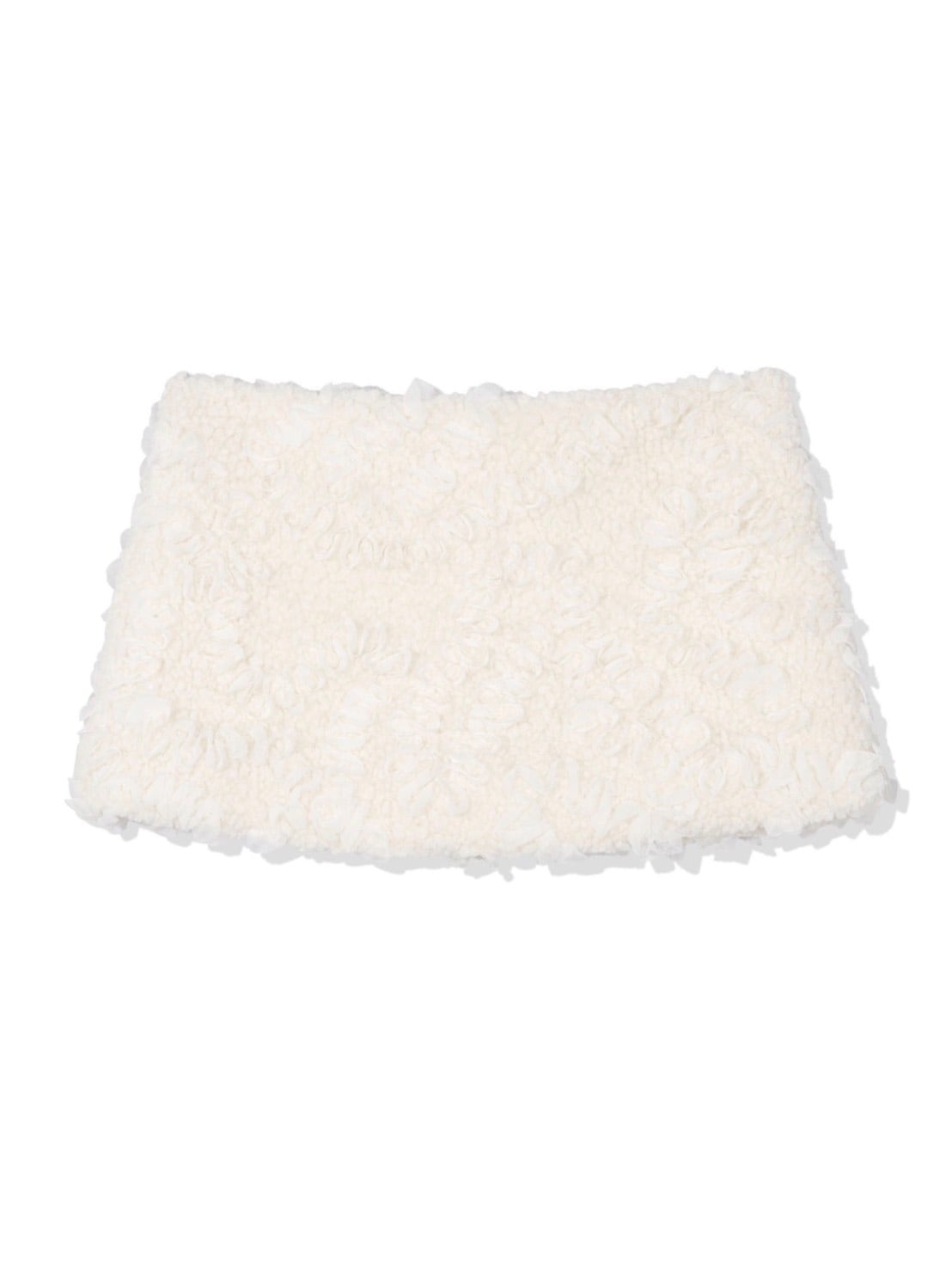 12/21 20:00 発売【Uglyshadow】RUFFLED FUR MINI SKIRT