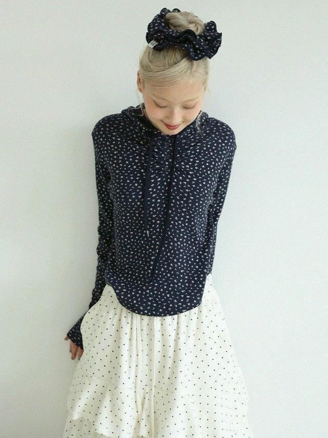 12/21 20:00 発売【Uglyshadow】DOT VELVET CANCAN MIDI SKIRT PANTS