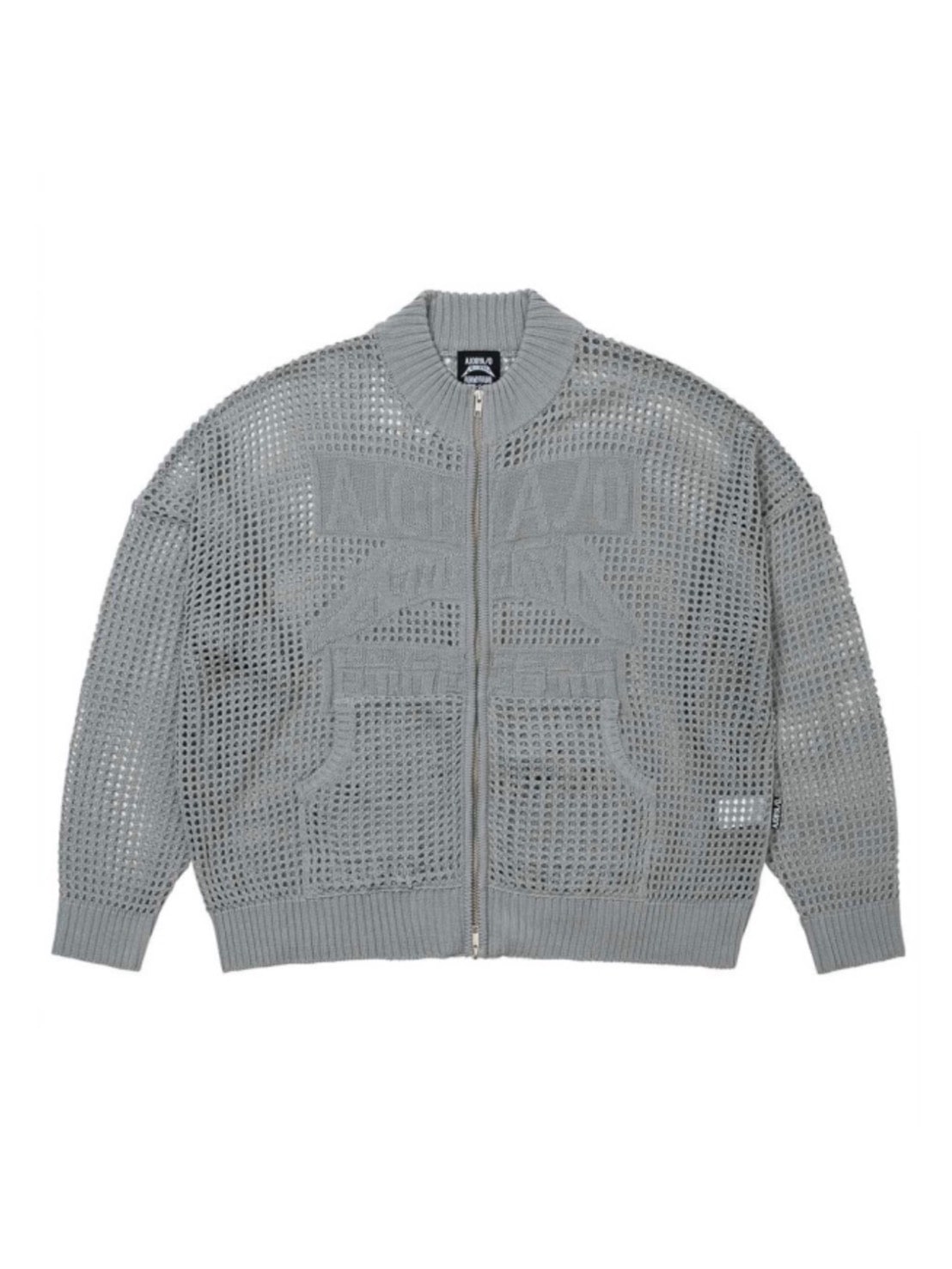 着画、物撮りまだ【AJOBYAJO】Total Logo Drop Needle Zip-Up