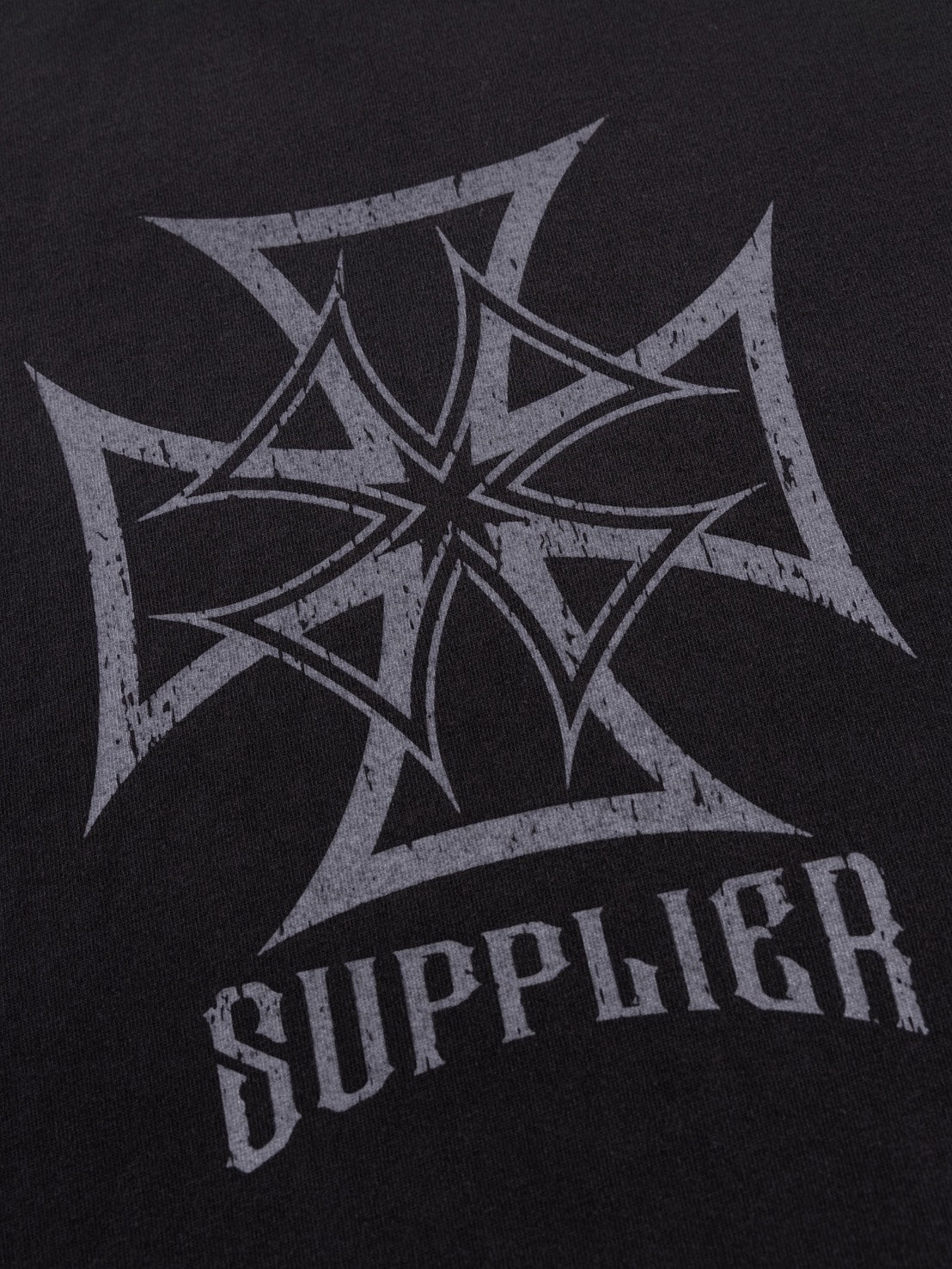 素材、身長まだ【SUPPLIER】Dusty Iron Cross Layered Long Sleeve Tee