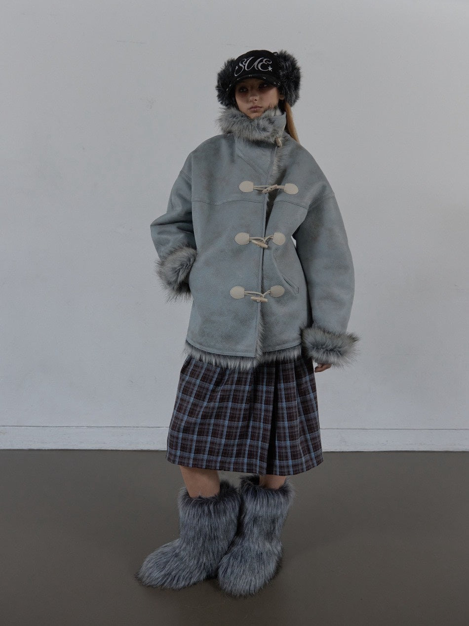 【SETUP‐EXE】CORDUROY FUR EARFLAP CAP / 【セットアップエグゼ】コーデュロイファーイヤーラップキャップ
