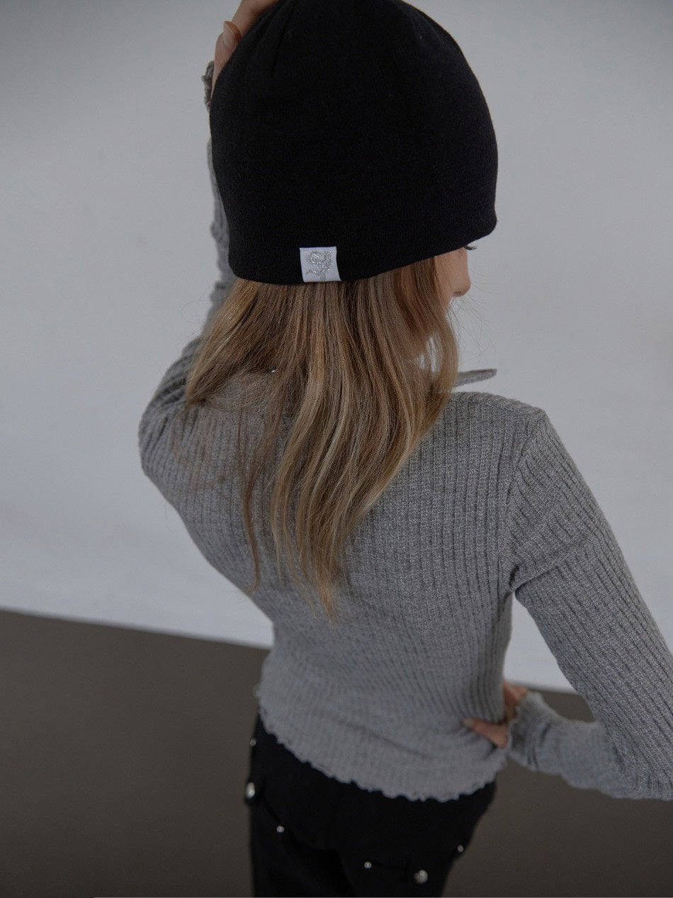 【SETUP‐EXE】CROSS STUDDED BEANIE / 【セットアップエグゼ】クロススタッズビーニー