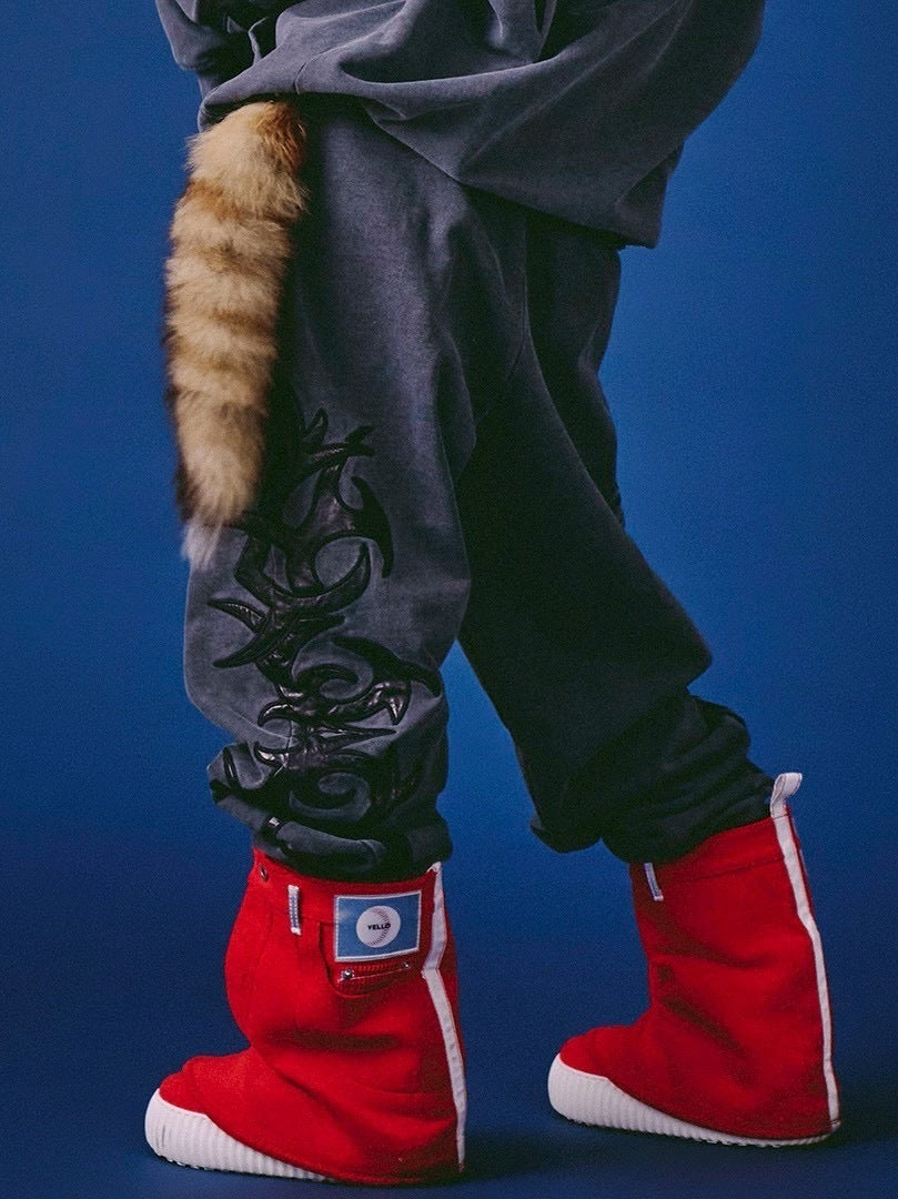 【GALFY】汚れ部族スウェットパンツ / 【ガルフィー】汚れ部族スウェットパンツ