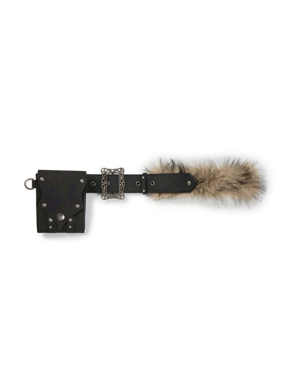 【AAKAM】Fur Belt Bag