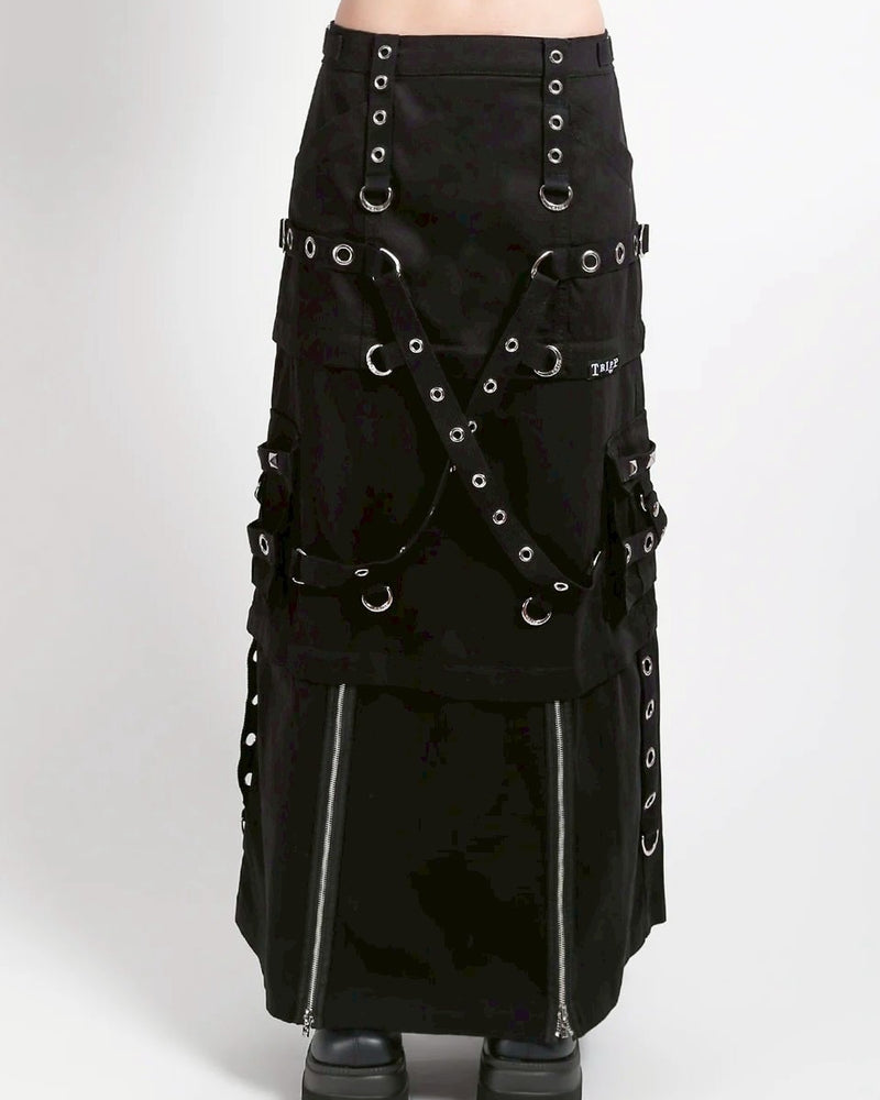 【TRIPP nyc】ZIP OFF MEGA SKIRT[AF4986] / 【トリップ ニューヨーク 】3wayボンテージジップオフスカート