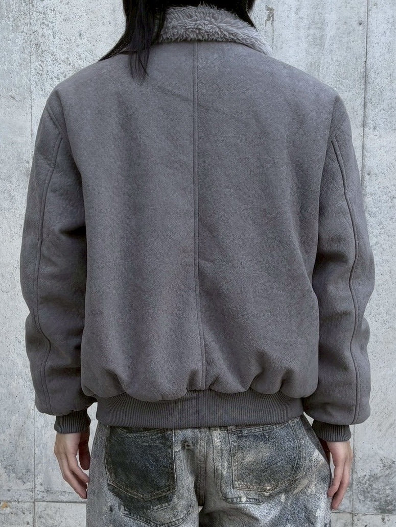 受注制【nmtc +】smoky mouton jacket / 【エヌエムティーシープラス】スモーキームートンジャケット (2color)