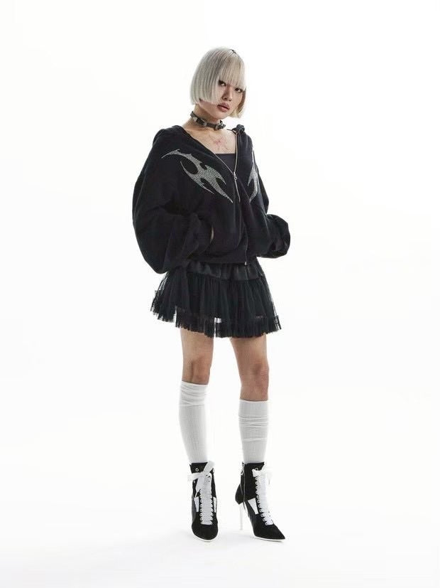 【KAIYA】fluffy tutu skirt