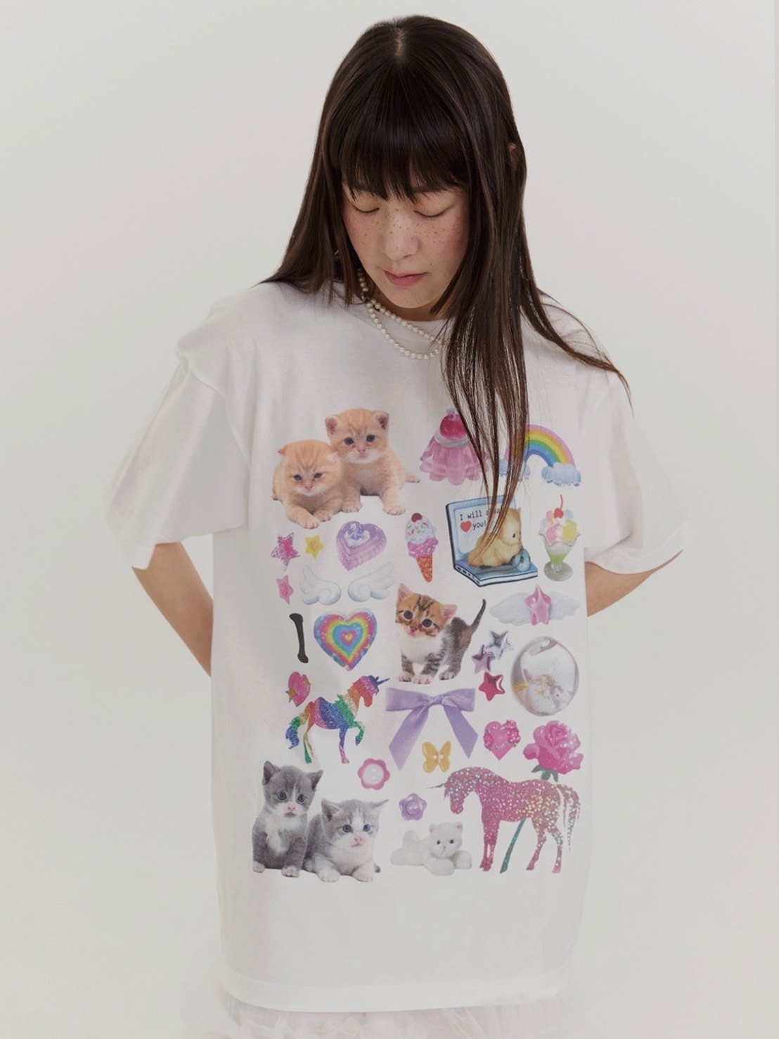 身長まだ【HURJABOYACC】PET T-SHIRTS S4