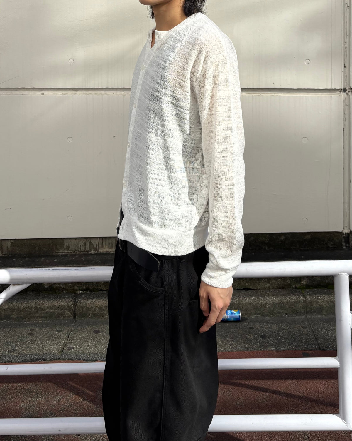受注制【youll】basic crop cardigan (2color)