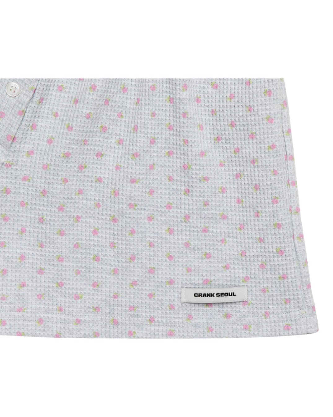 【CRANK】BUTTON FLOWER SHORTS
