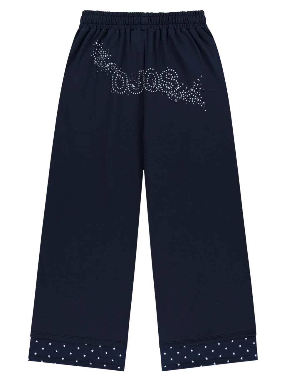 【OJOS】Hotfix Logo Wide Sweatpants