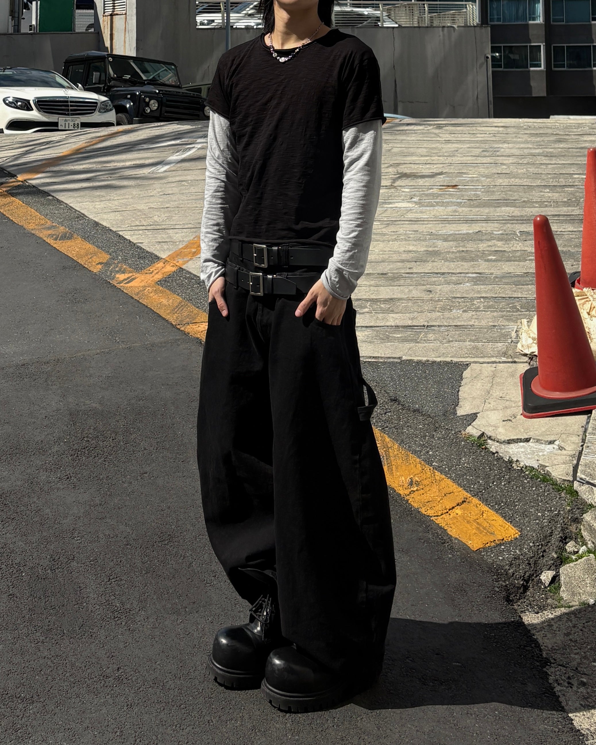 【youll】layered long sleeve tee (2color)