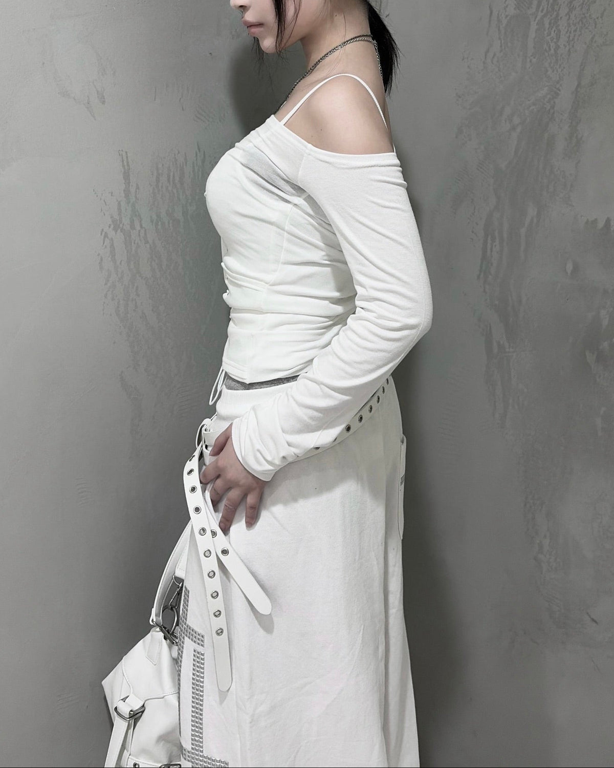 受注制【nmtc+】Corset Lace-Up Long Sleeve (3color)
