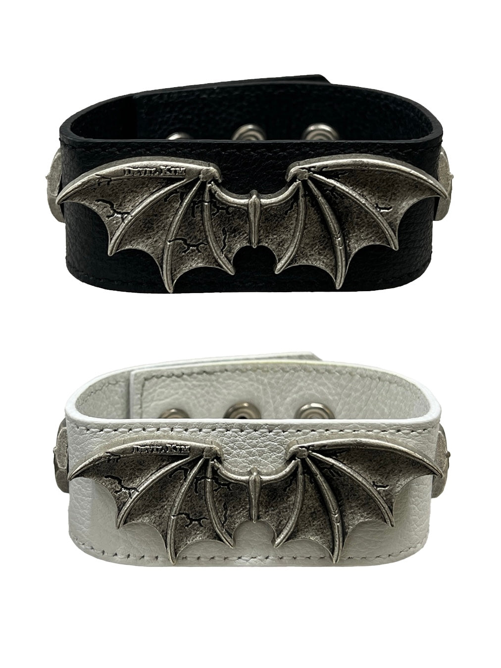 【DEVIL KIM】EMBLEM LEATHER BRACELET