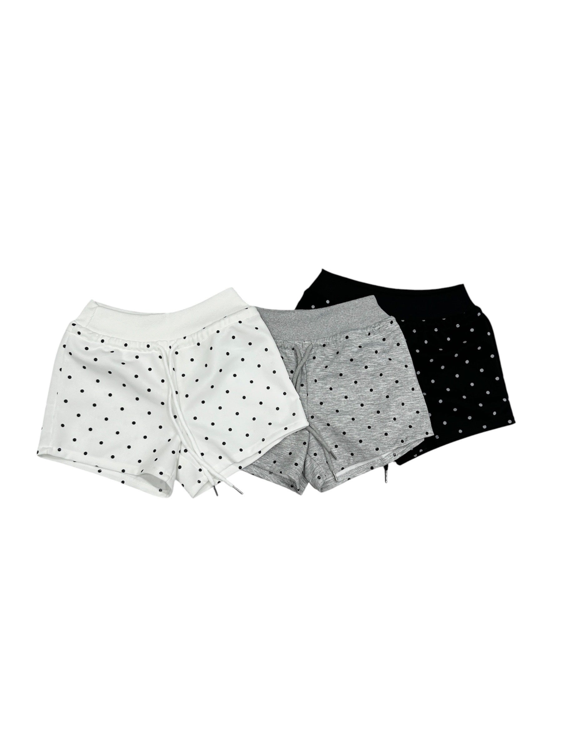 7/4 20:00発売 受注制【nmtc+】Polka Dot Banding Short Pants (3color)