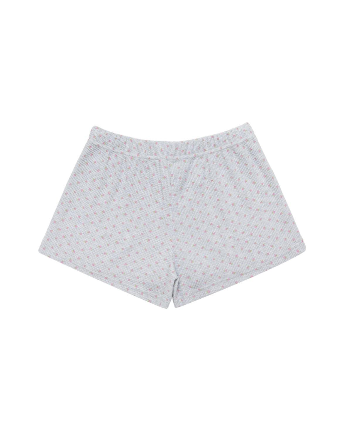 【CRANK】BUTTON FLOWER SHORTS