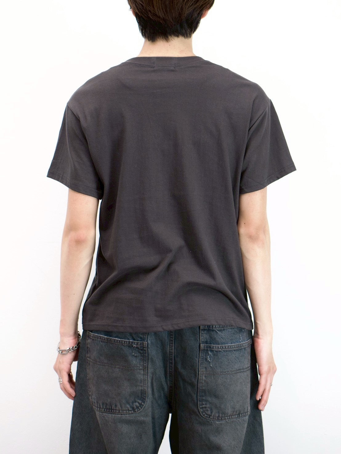 受注制【Chikashitsu +】sunshine printing crop tee (4color)