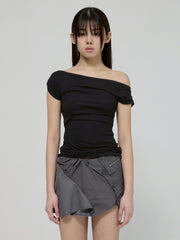6/22 21:00発売【FLAREUP】Draped Top