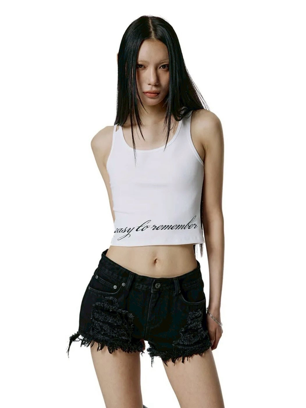 【ROCK CAKE】Back Line Strap Sleeveless