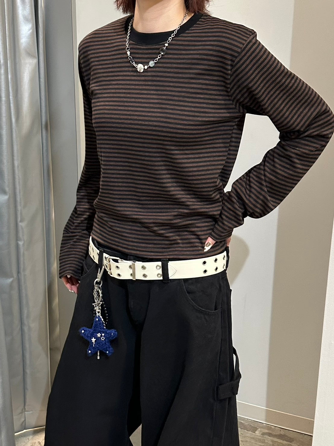 4/4 20:00発売【youll】basic border long sleeve tee (2color)