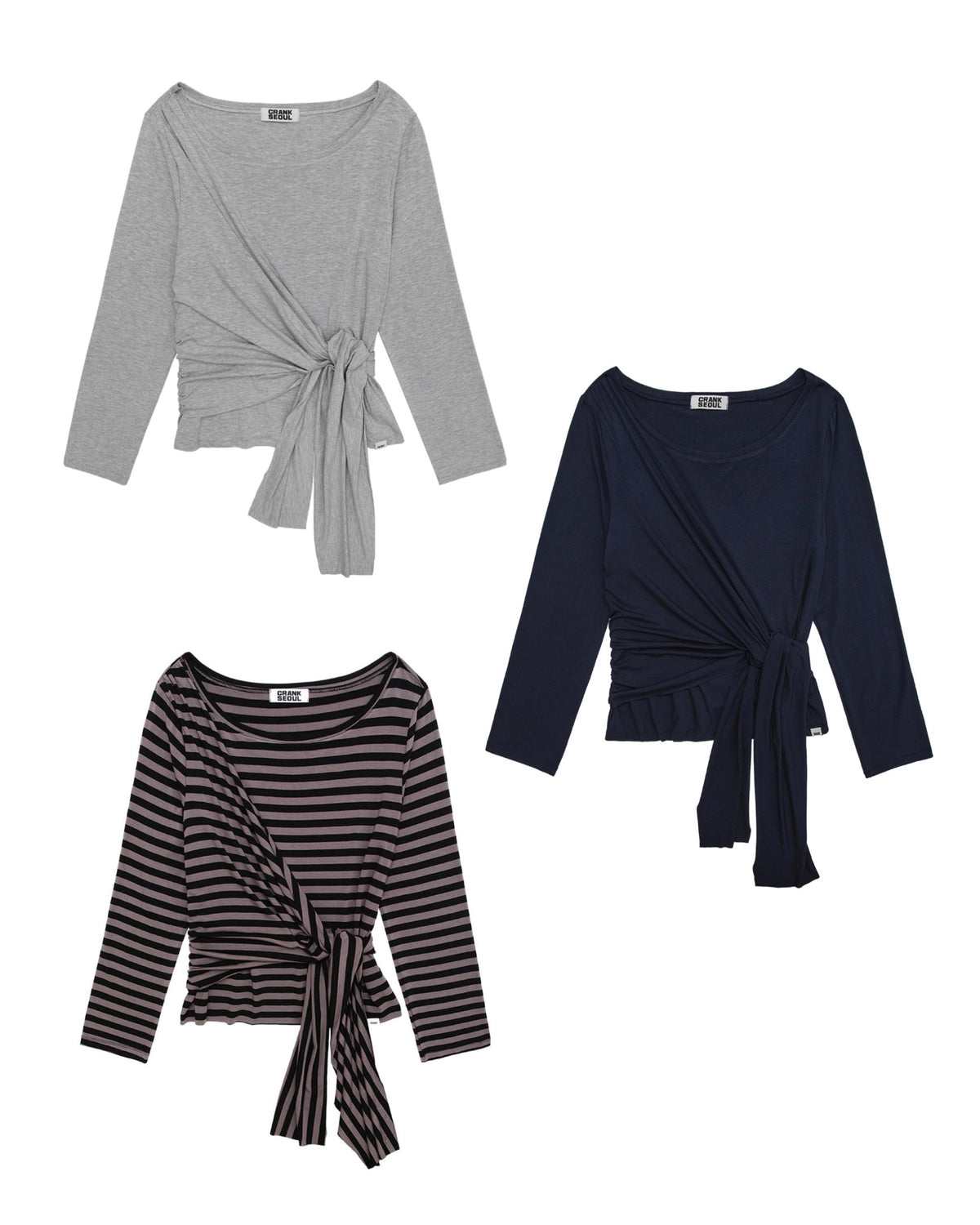 【CRANK】TIED OFF-SHOULDER TOP