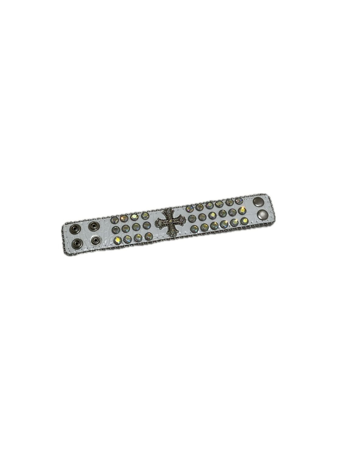 7/11 20:00発売 国際配送【BABY09】cross rhinestone bracelet (4color)