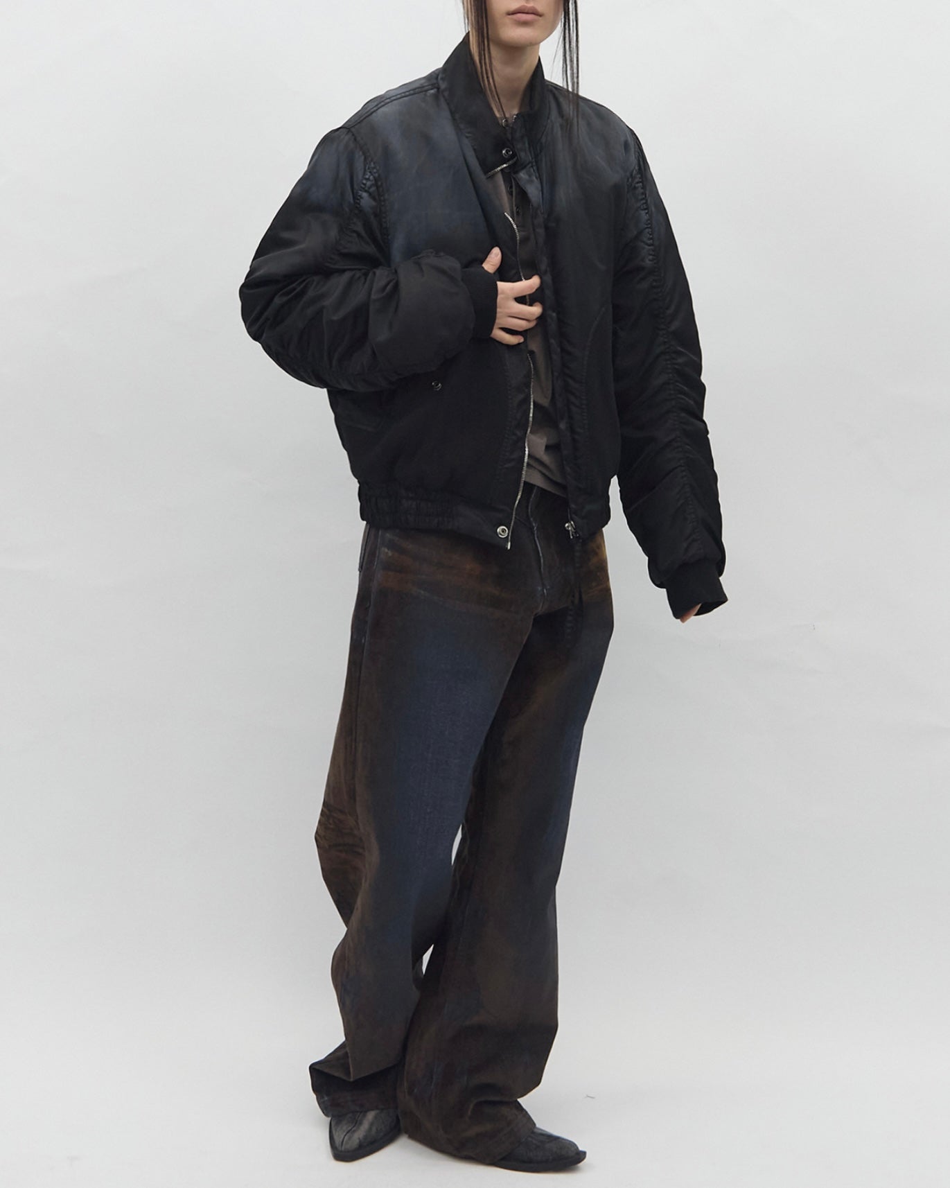 【BLR BLUER】Faded Gradient Bomber