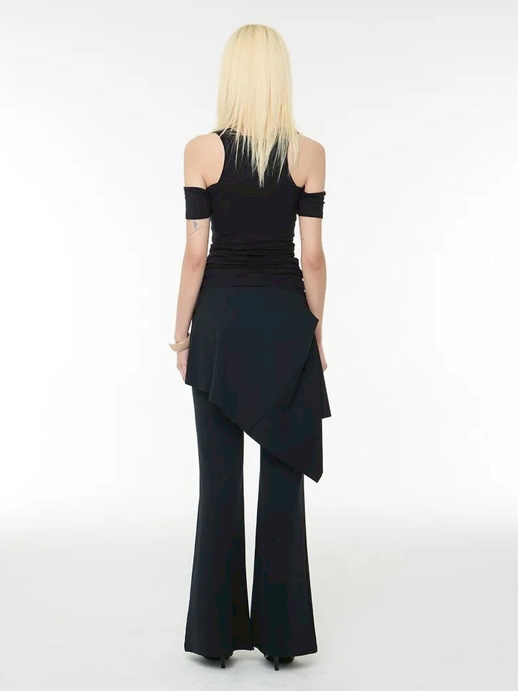 【ROCK CAKE】Wrap Skirt Leggings Pants
