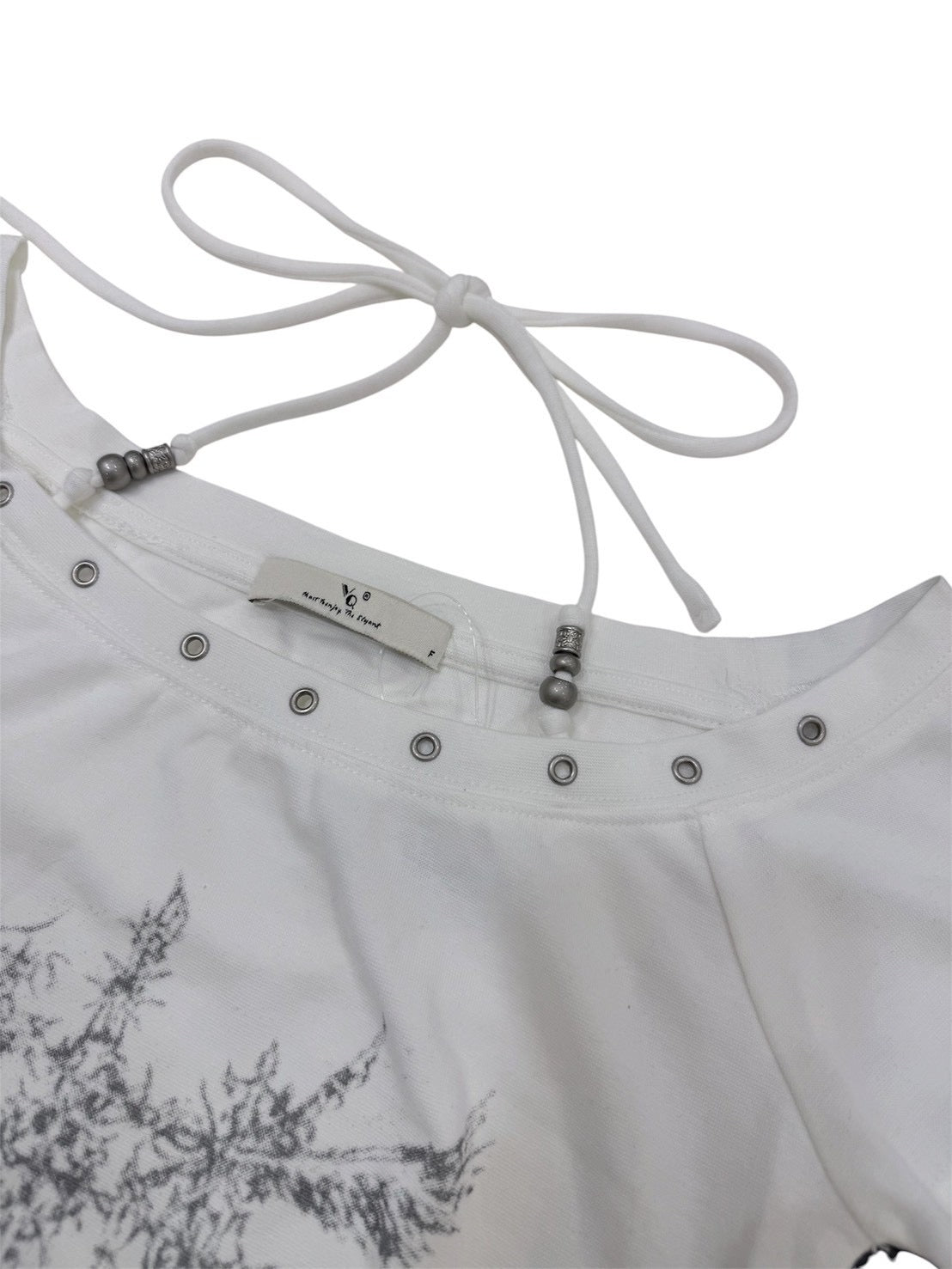 6/19 20:00発売 受注制【nmtc+】Anco Studded Halter Neck Tee (3color)
