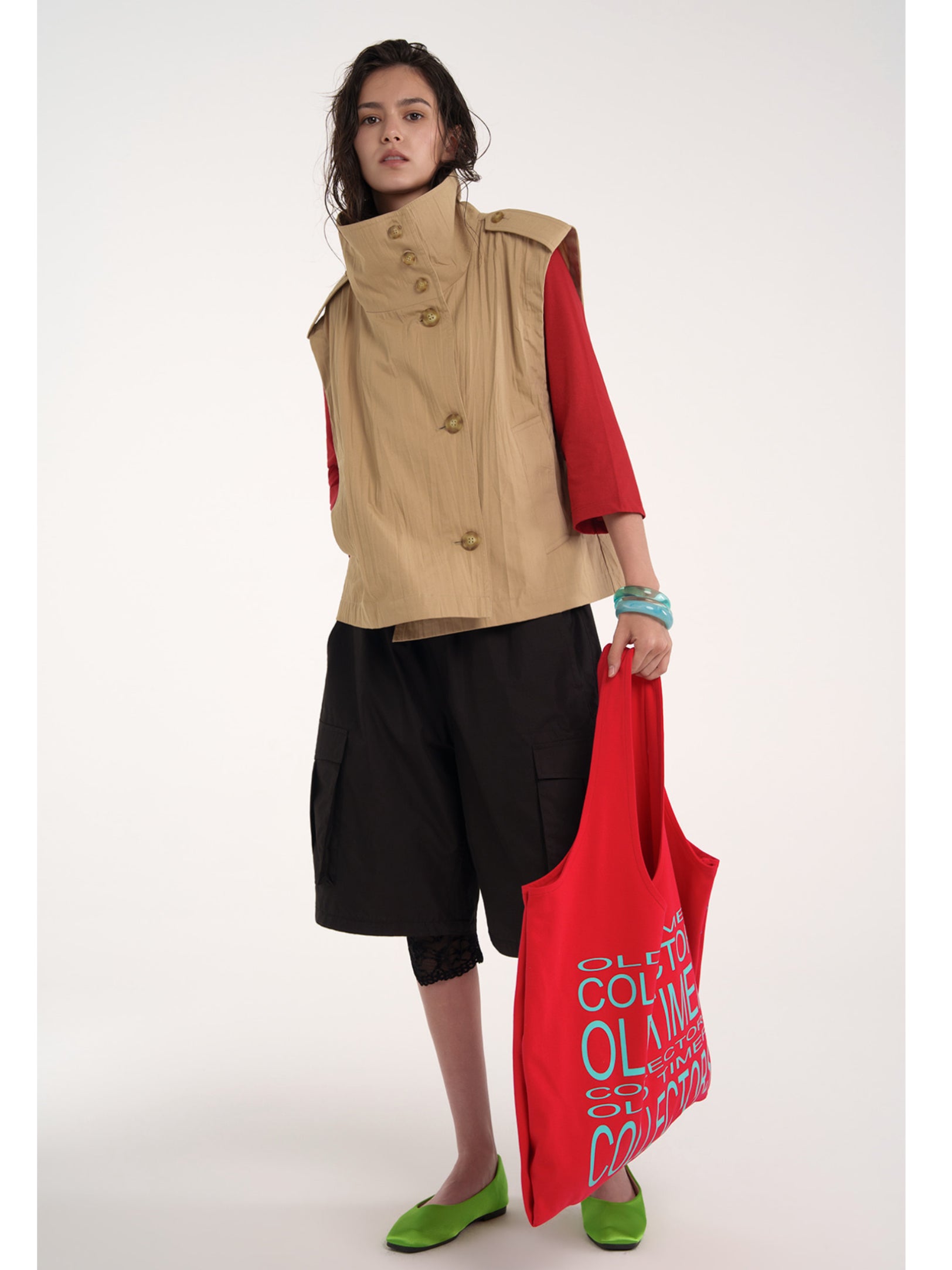 【ESC STUDIO】Big old timer market bag
