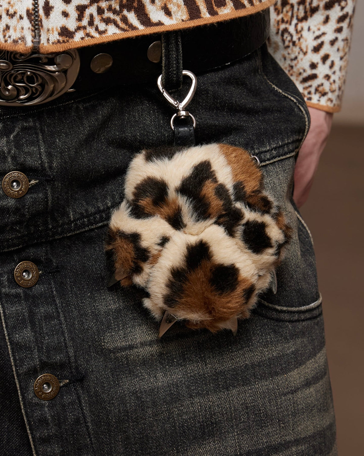 【DND4DES】Leopard Bear Paw Mini Bag