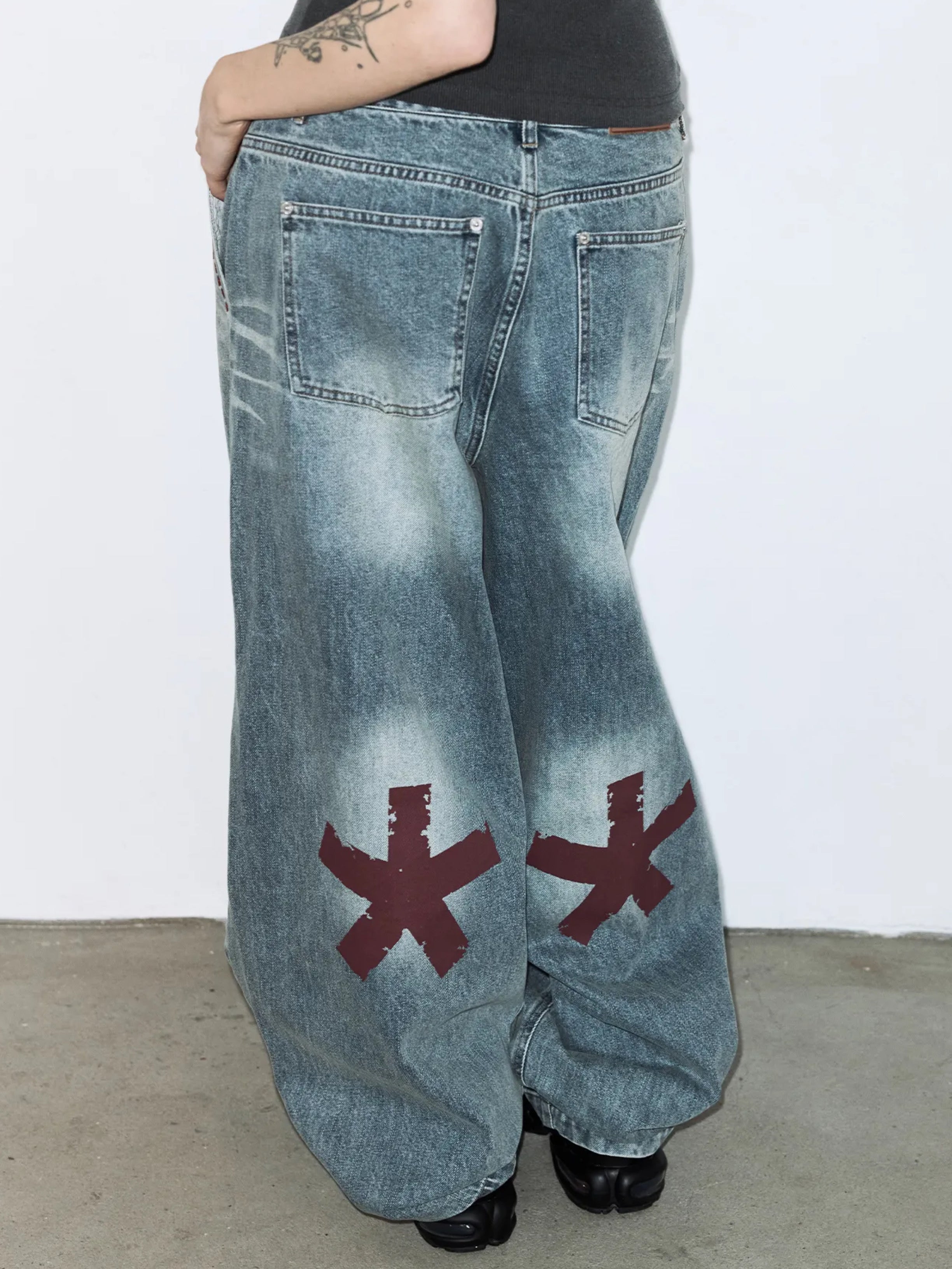 【FANCY CLUB】BAYWATCH DENIM PANTS